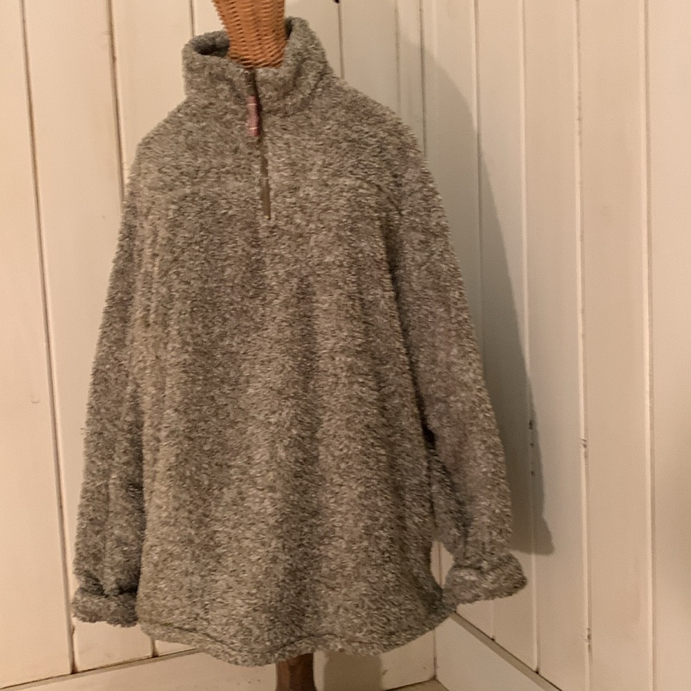 ALPINE SHERPA OVERSIZED QUARTER ZIP PULLOVER